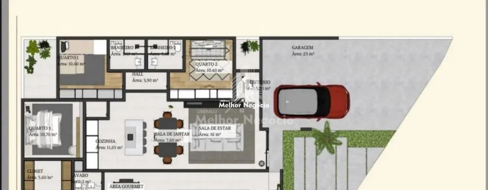 Casa, 3 quartos, 148 m² - Foto 1