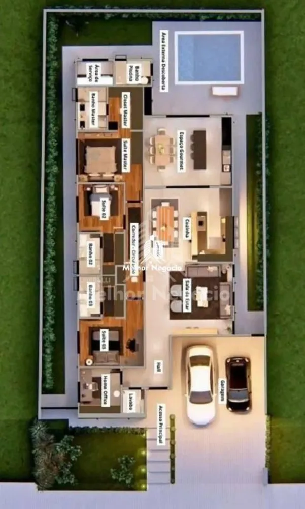 Casa, 3 quartos, 223 m² - Foto 1