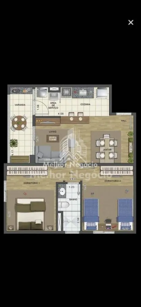 Apartamento, 2 quartos, 56 m² - Foto 5