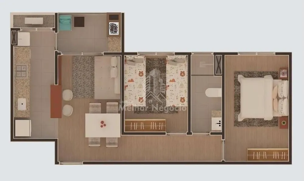 Apartamento, 2 quartos, 52 m² - Foto 8