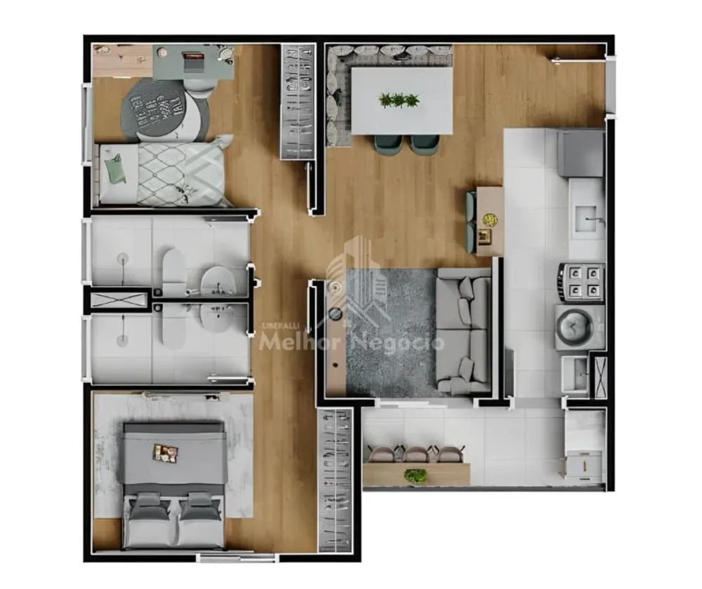 Apartamento, 2 quartos, 57 m² - Foto 5