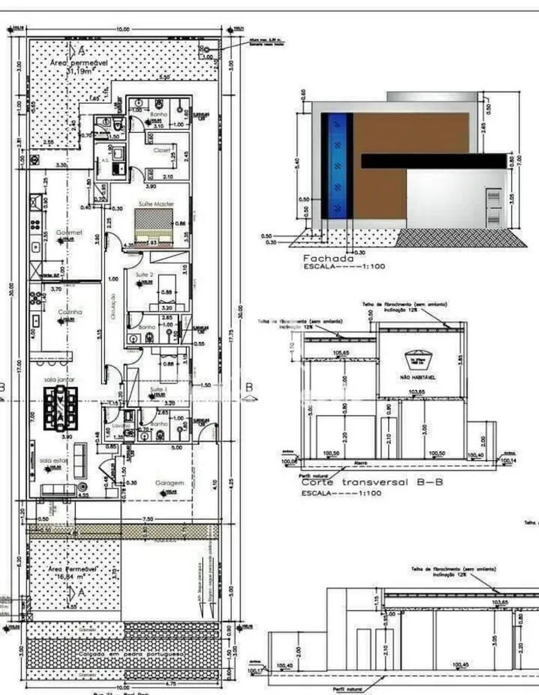 Casa, 3 quartos, 173 m² - Foto 2