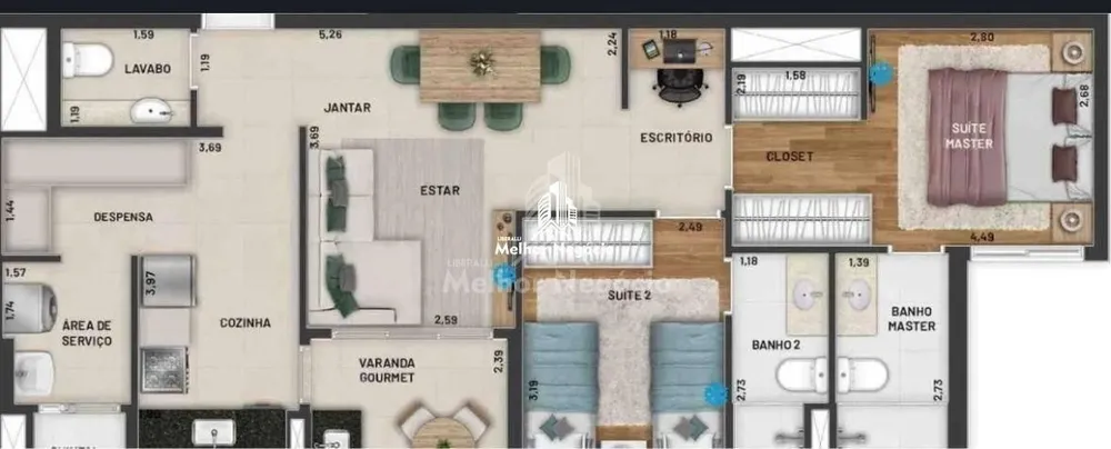 Apartamento, 2 quartos, 81 m² - Foto 3