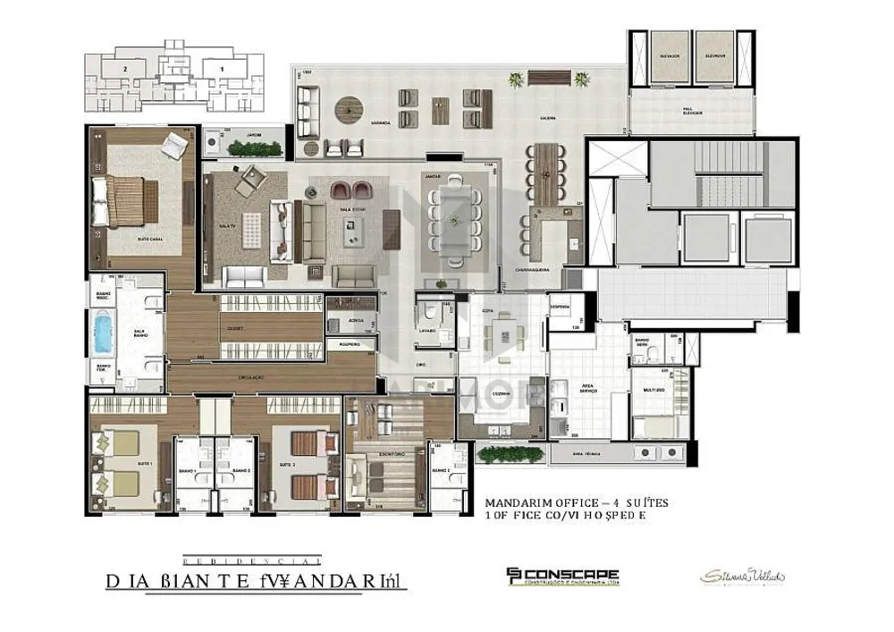 Apartamento, 4 quartos, 336 m² - Foto 4