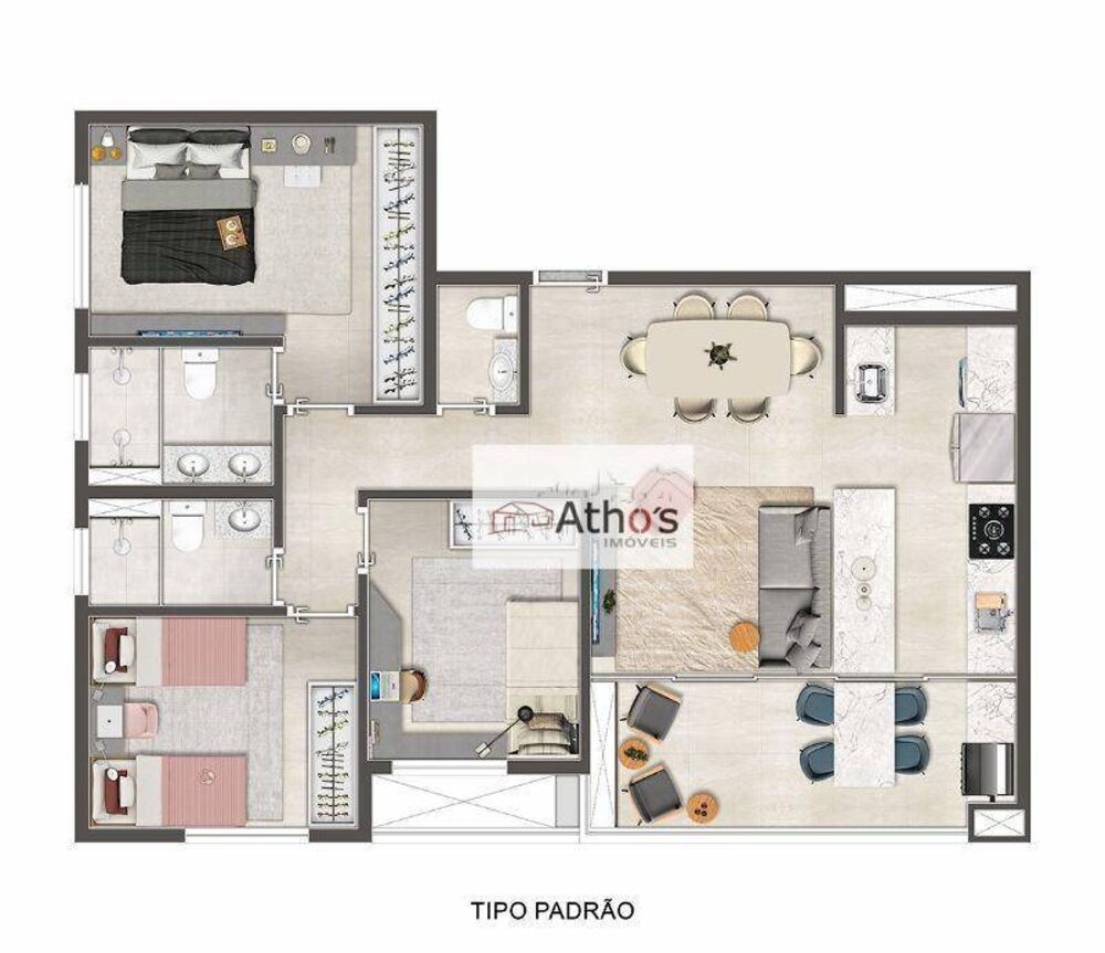 Apartamento, 3 quartos, 87 m² - Foto 8