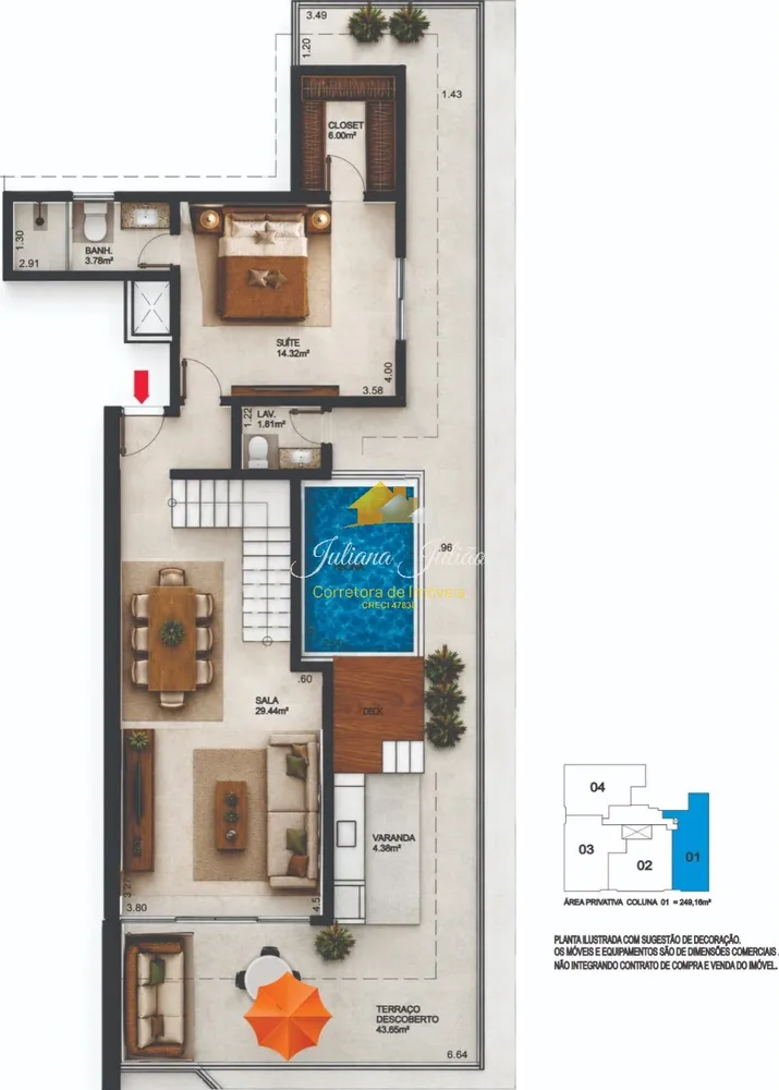 Cobertura, 4 quartos, 270 m² - Foto 4