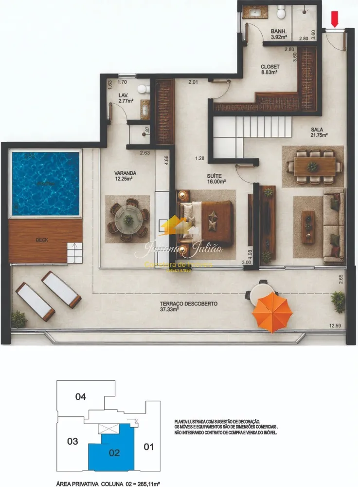 Cobertura, 4 quartos, 270 m² - Foto 6