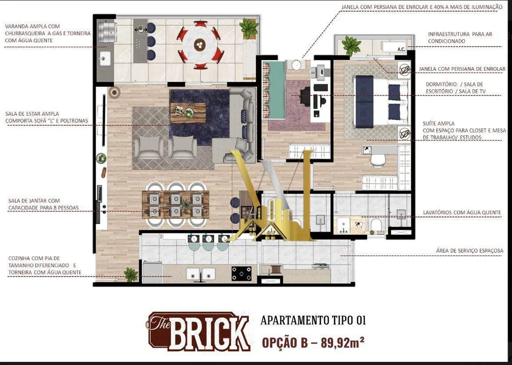 Apartamento, 2 quartos, 70 m² - Foto 17