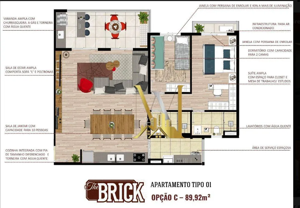 Apartamento, 2 quartos, 70 m² - Foto 11