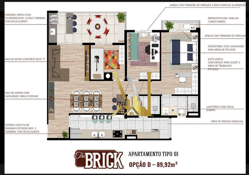 Apartamento, 2 quartos, 70 m² - Foto 16