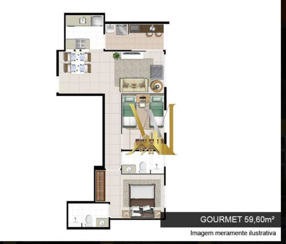 Apartamento, 2 quartos, 58 m² - Foto 16