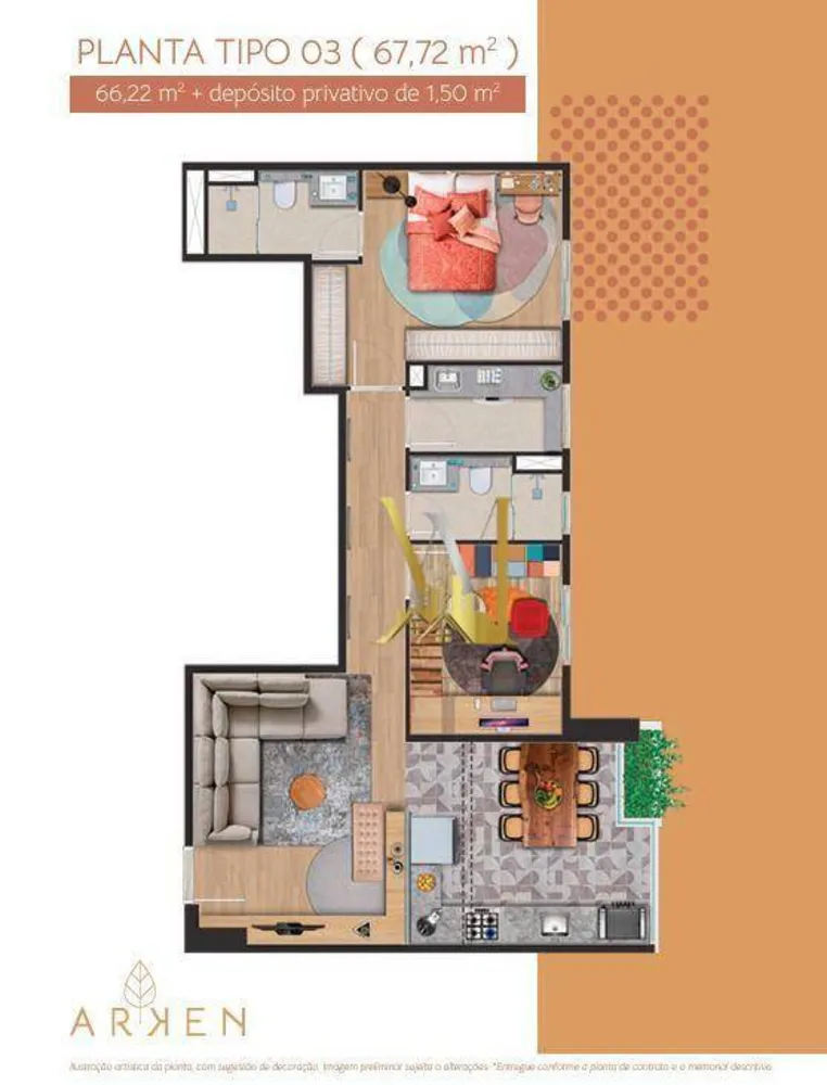 Apartamento, 2 quartos, 67 m² - Foto 15