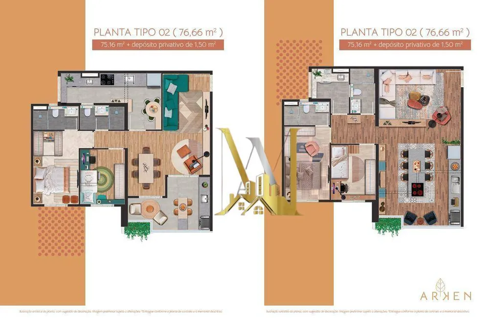 Apartamento, 2 quartos, 67 m² - Foto 13