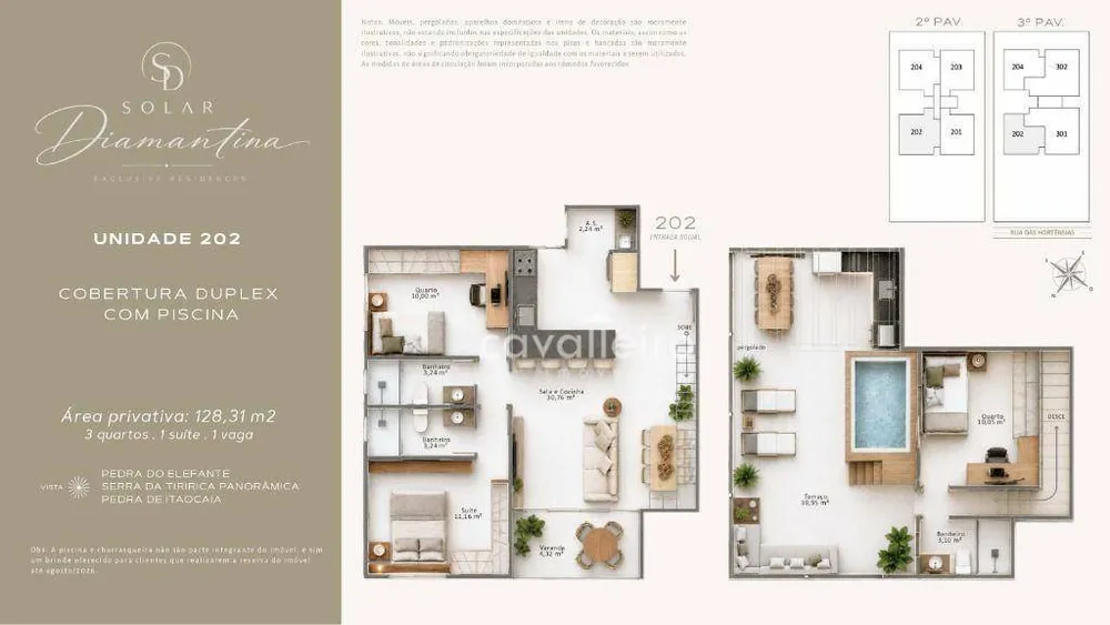 Cobertura, 3 quartos, 128 m² - Foto 6