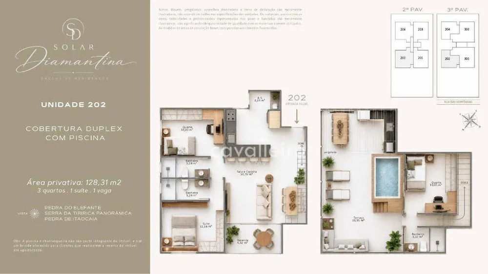 Apartamento, 2 quartos, 62 m² - Foto 3