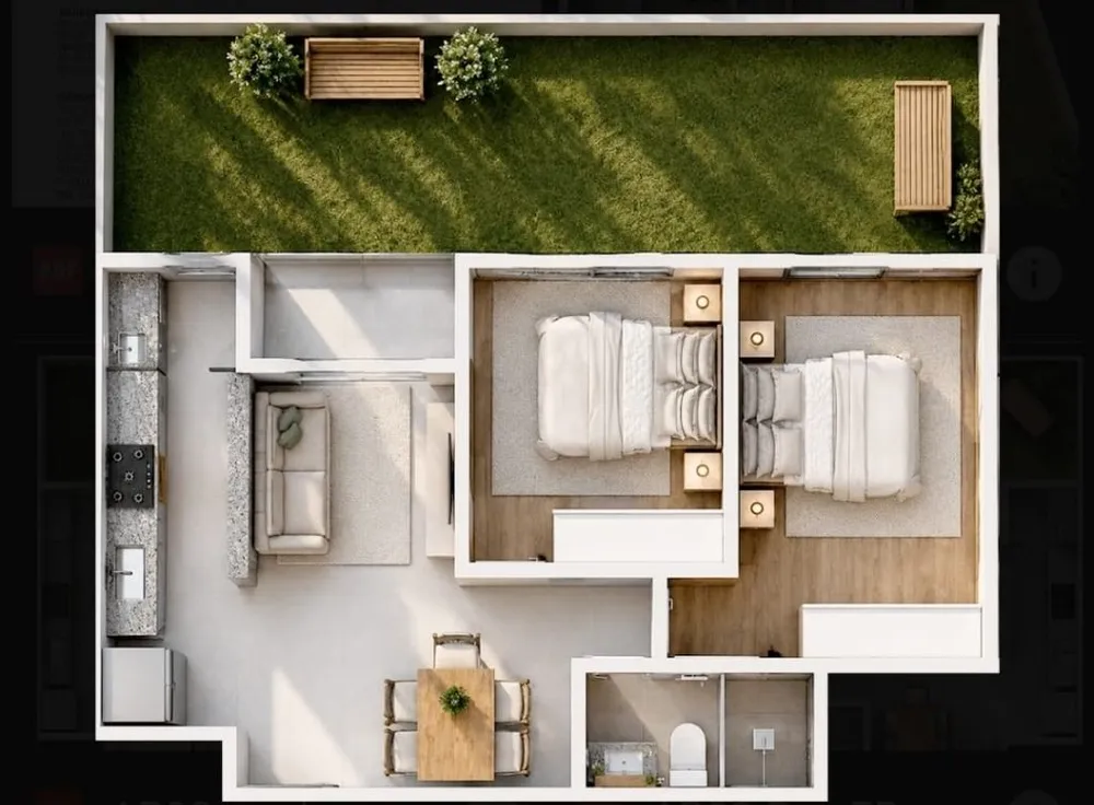 Apartamento, 2 quartos, 50 m² - Foto 7