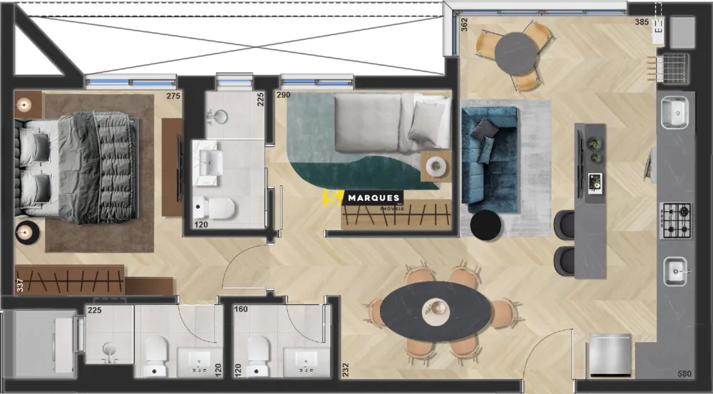 Apartamento, 3 quartos, 64 m² - Foto 12