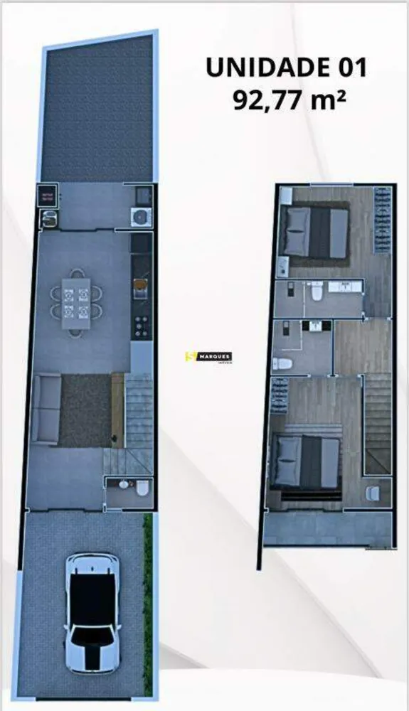 Casa, 2 quartos, 93 m² - Foto 2
