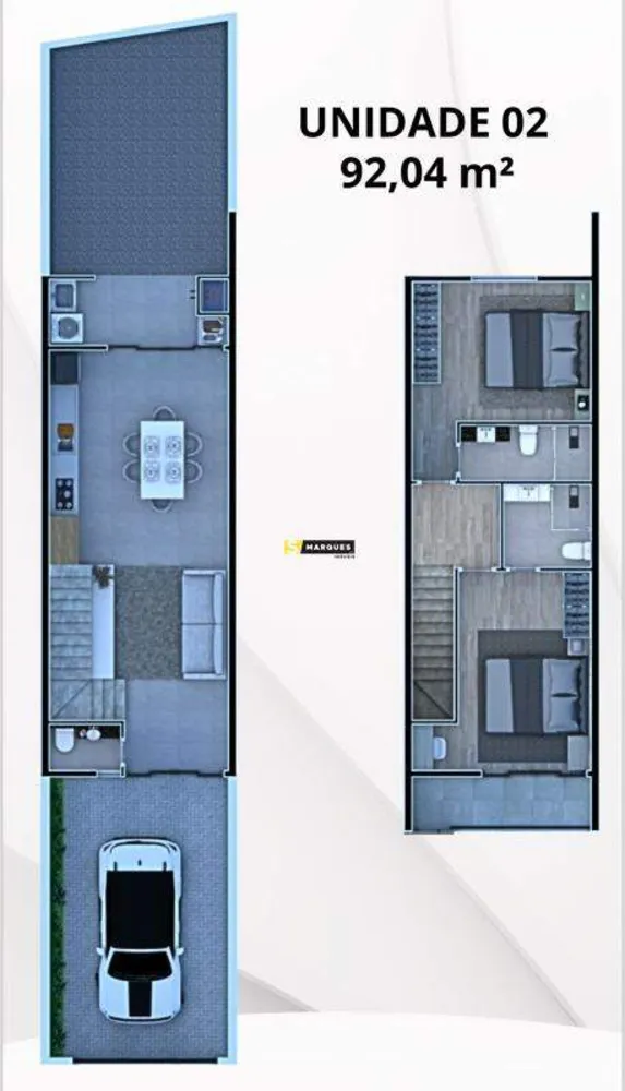 Casa, 2 quartos, 92 m² - Foto 6