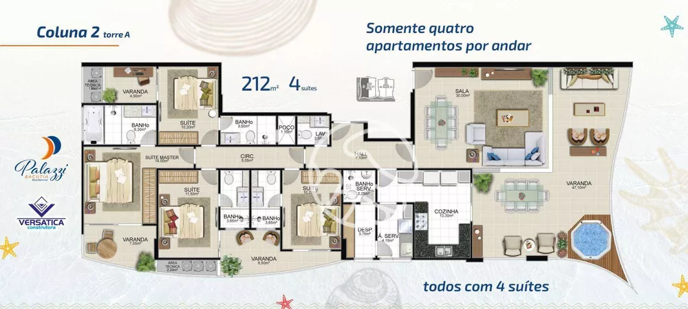 Apartamento, 4 quartos, 204 m² - Foto 7