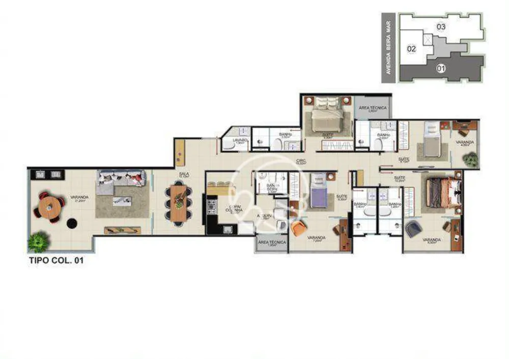 Apartamento, 3 quartos, 110 m² - Foto 11