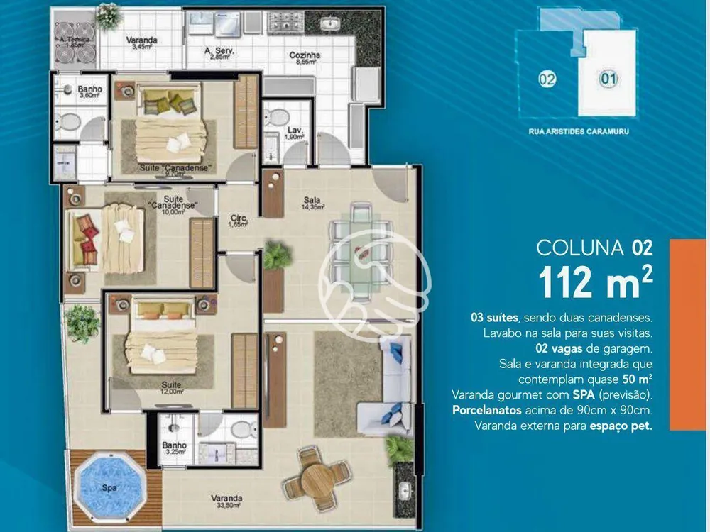Apartamento, 3 quartos, 112 m² - Foto 6