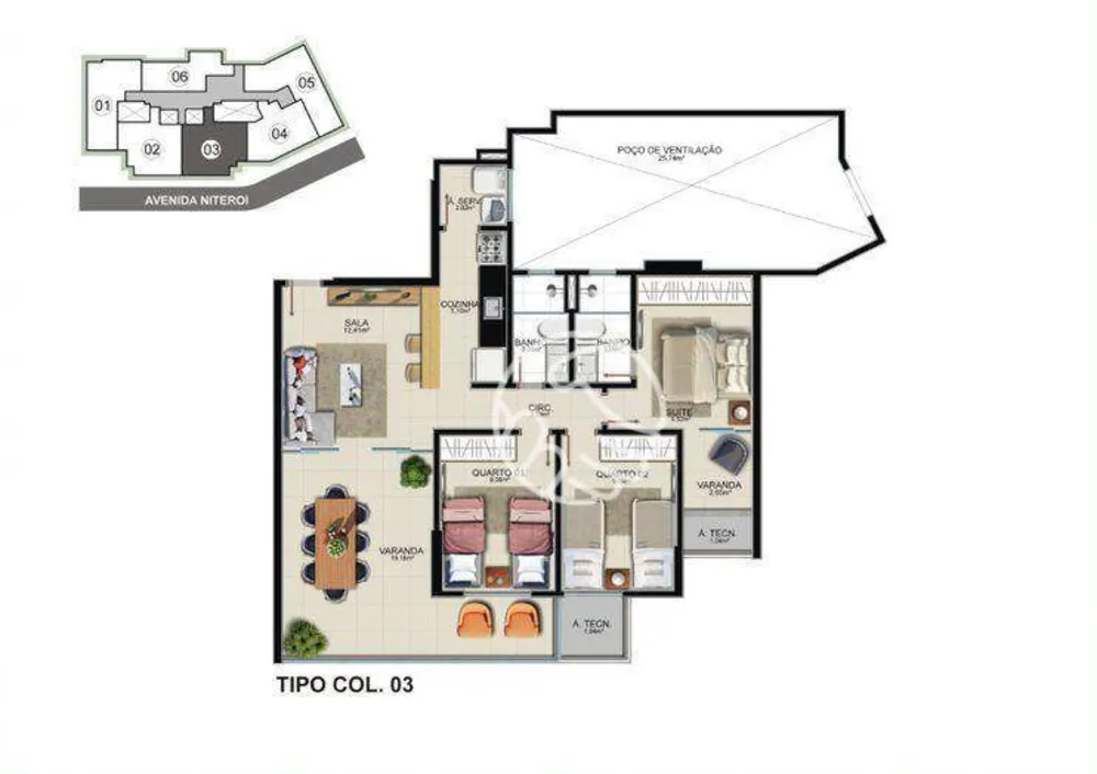 Apartamento, 3 quartos, 95 m² - Foto 10