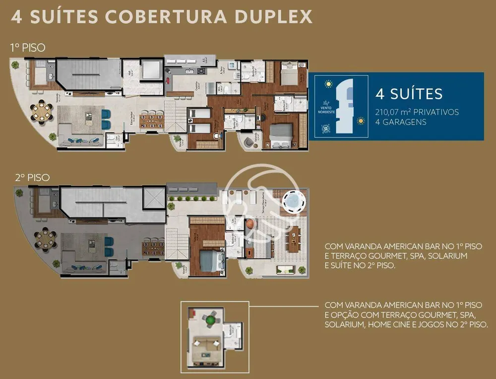 Cobertura, 4 quartos, 220 m² - Foto 15