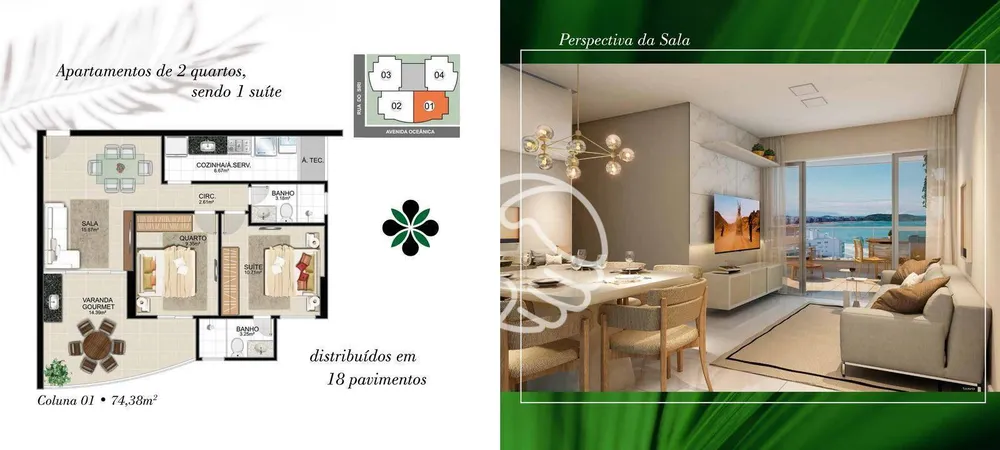 Apartamento, 2 quartos, 75 m² - Foto 10