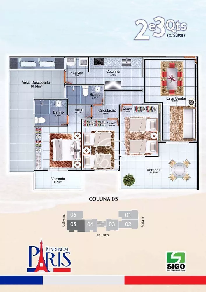 Apartamento, 3 quartos, 90 m² - Foto 5