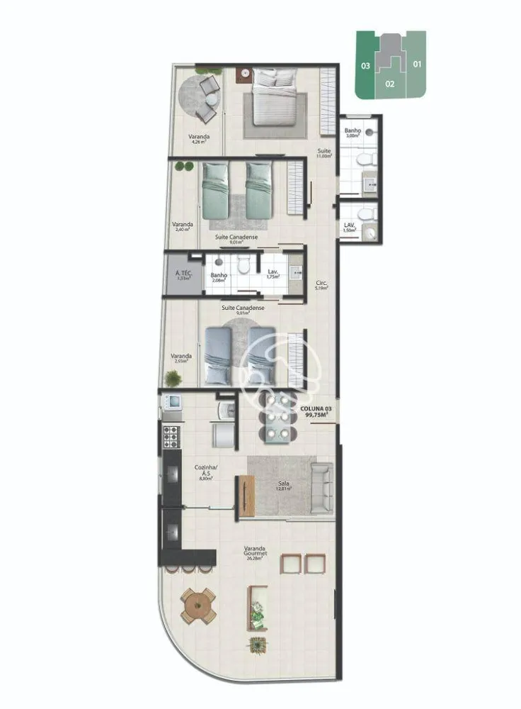 Apartamento, 2 quartos, 72 m² - Foto 20