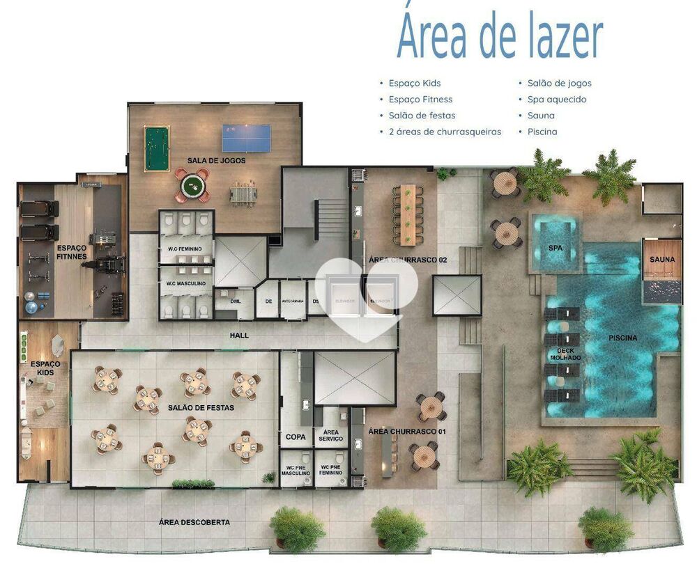 Apartamento, 3 quartos, 107 m² - Foto 1