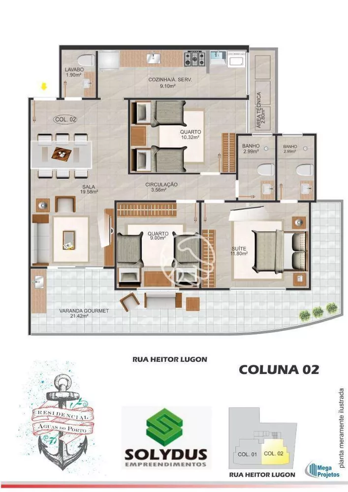 Apartamento, 3 quartos, 145 m² - Foto 3