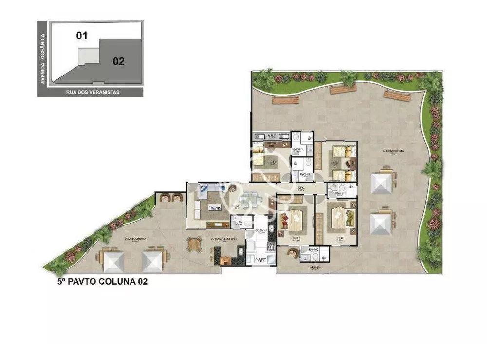Apartamento, 4 quartos, 135 m² - Foto 1