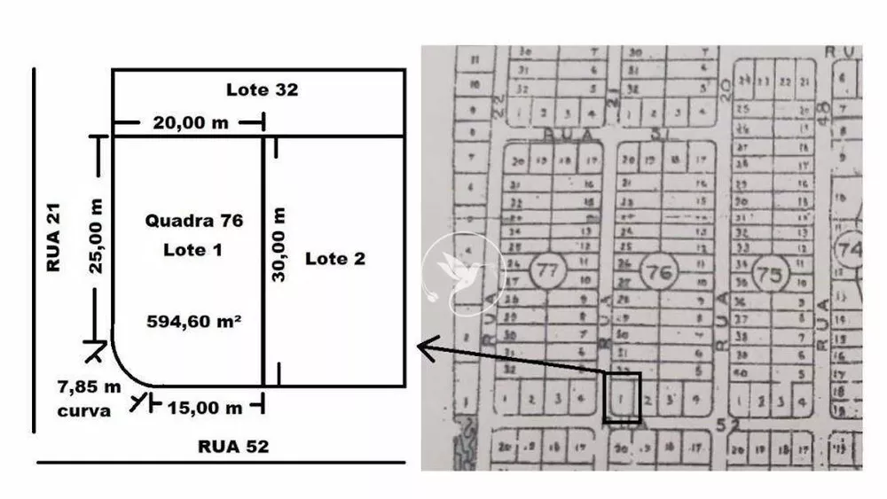Terreno, 594 m² - Foto 1