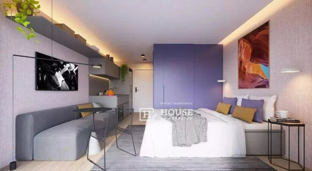 Apartamento à venda com 1 quarto, 58m² - Foto 3