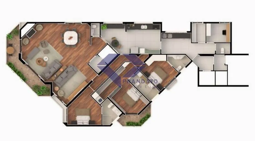 Apartamento, 3 quartos, 220 m² - Foto 6