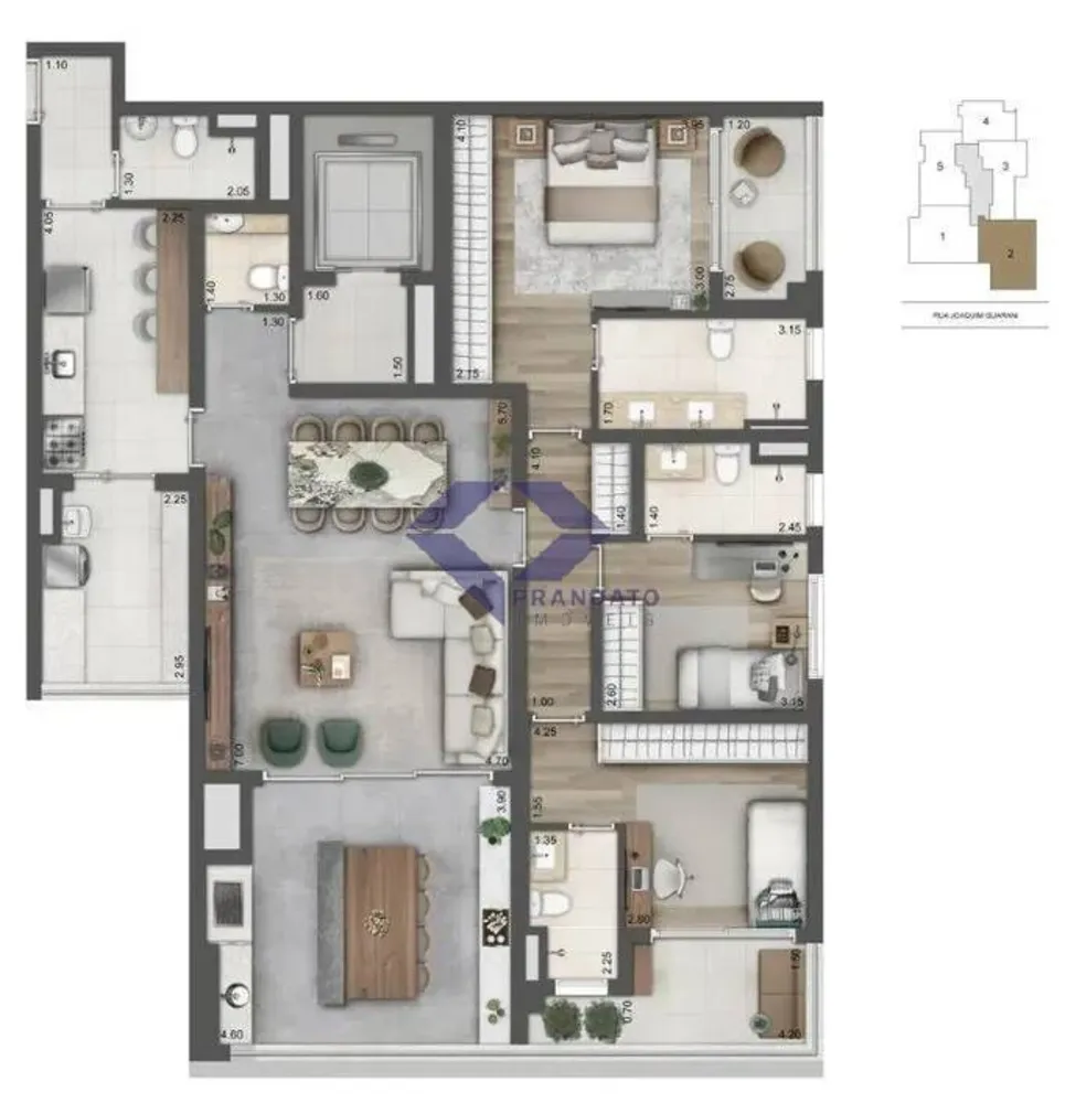 Apartamento, 3 quartos, 157 m² - Foto 9