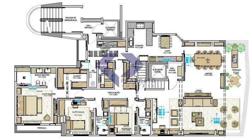 Cobertura, 4 quartos, 420 m² - Foto 8
