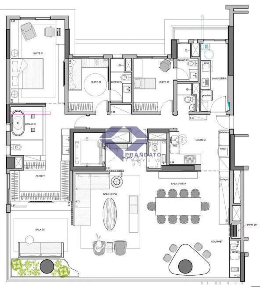 Apartamento, 4 quartos, 211 m² - Foto 6
