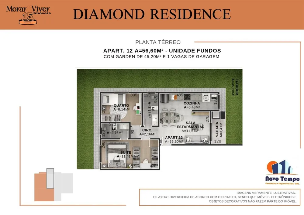 Apartamento, 2 quartos, 60 m² - Foto 7