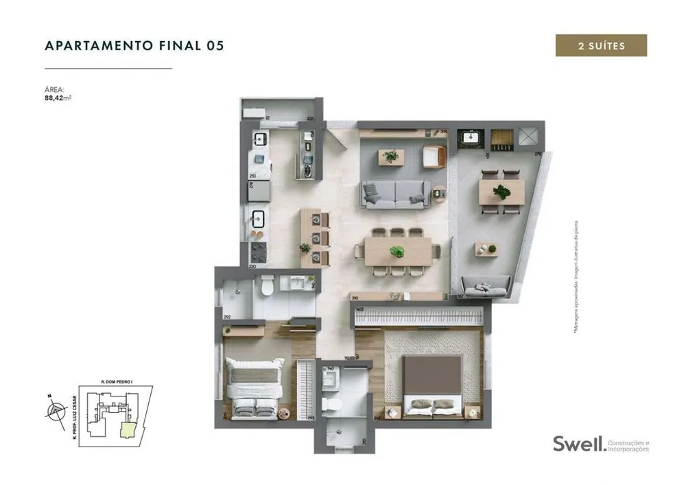 Apartamento, 3 quartos, 116 m² - Foto 11