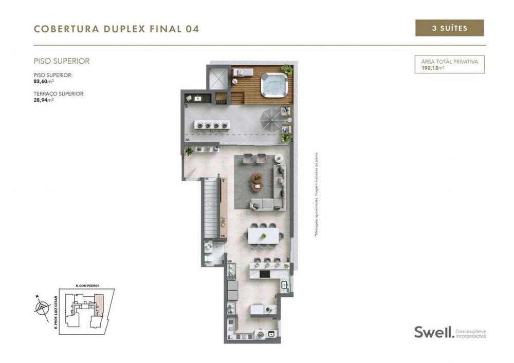 Apartamento, 3 quartos, 116 m² - Foto 2