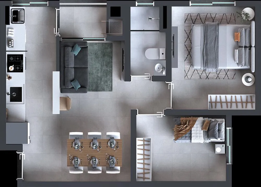 Apartamento, 2 quartos, 47 m² - Foto 15