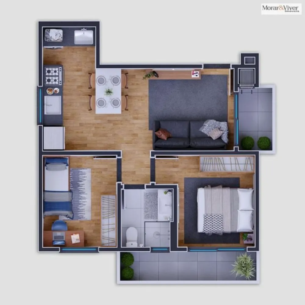 Apartamento, 2 quartos, 48 m² - Foto 10