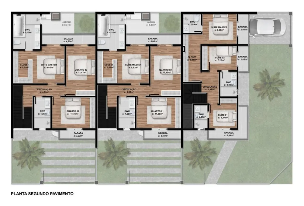 Sobrado, 3 quartos, 144 m² - Foto 12