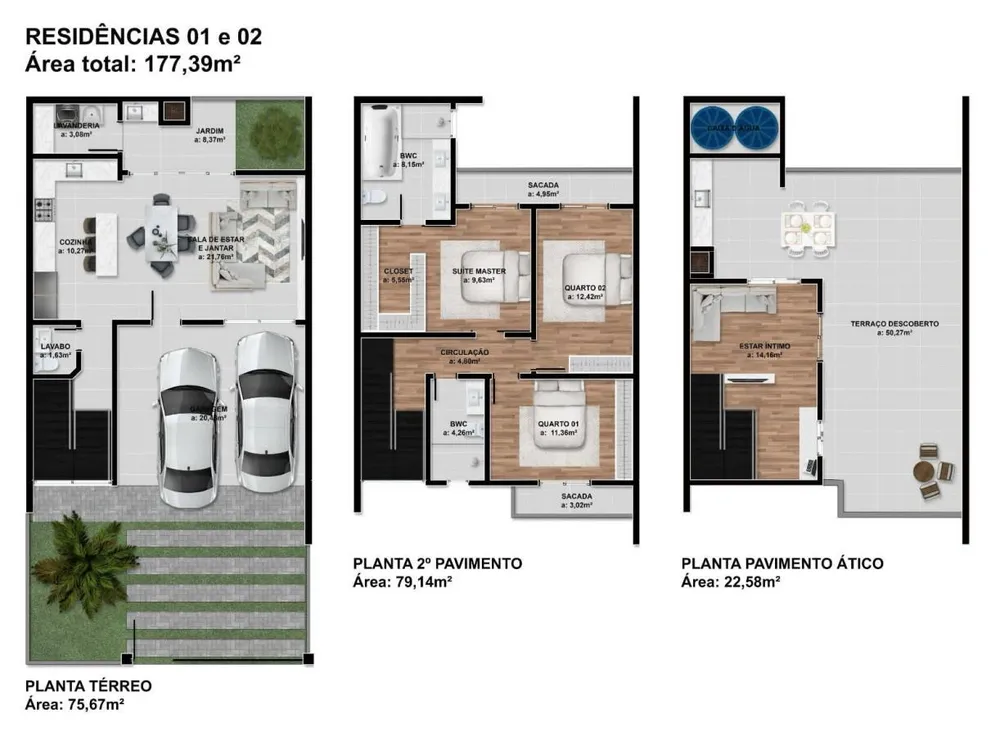 Sobrado, 3 quartos, 144 m² - Foto 16