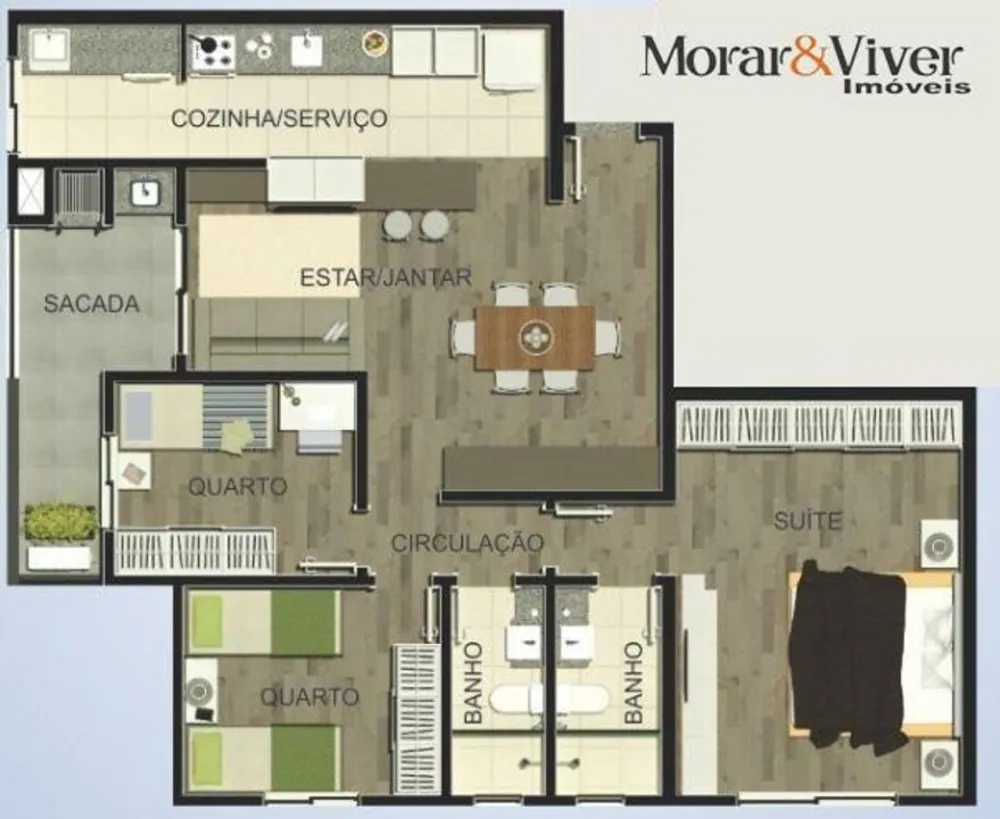 Cobertura, 3 quartos, 161 m² - Foto 6