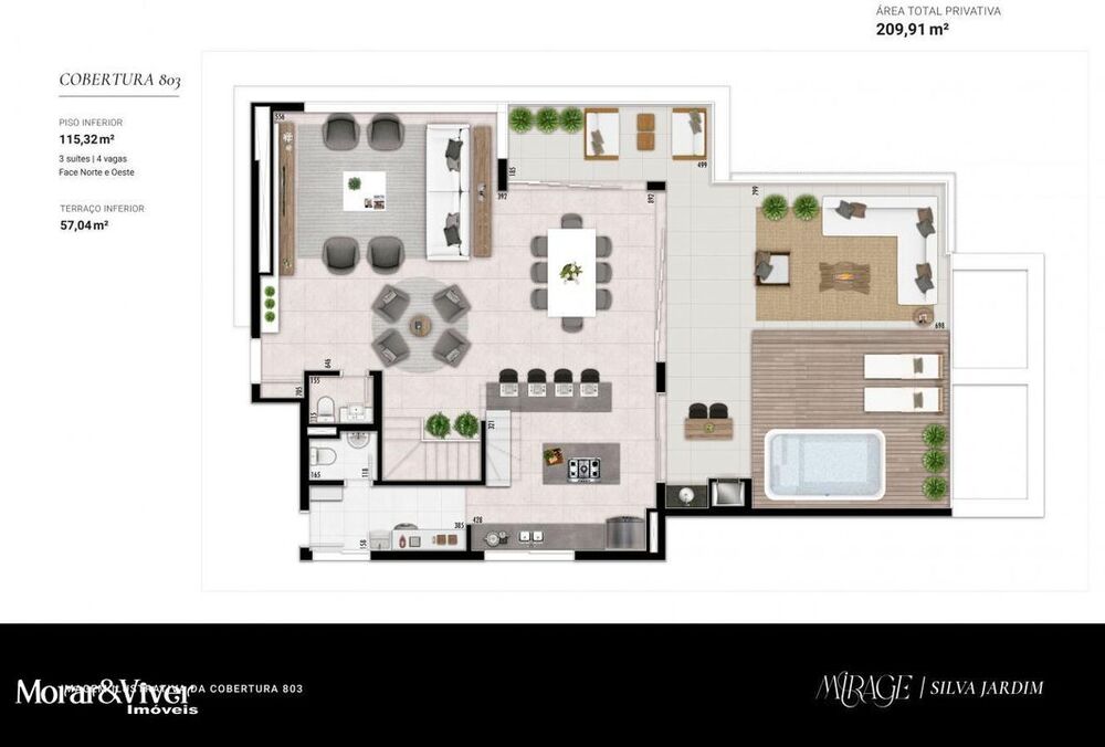Cobertura à venda com 3 quartos, 198m² - Foto 12