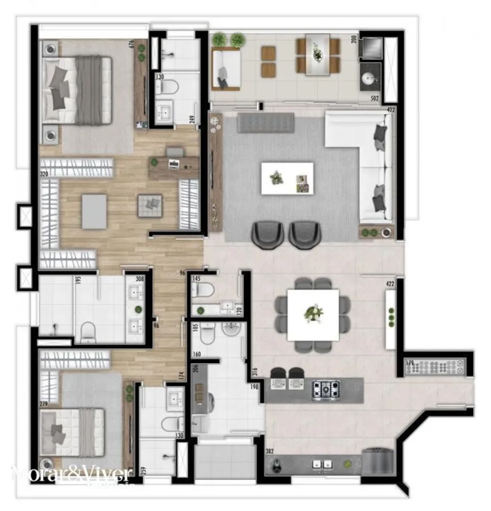 Cobertura, 3 quartos, 198 m² - Foto 31